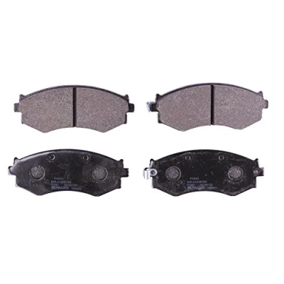 Afbeelding van HELLA 8DB 355 006 421 Remblokkenset Met akoestische slijtagewaarschuwing NISSAN: Almera II Hatchback, Skyline Coupe, 2 Limousine