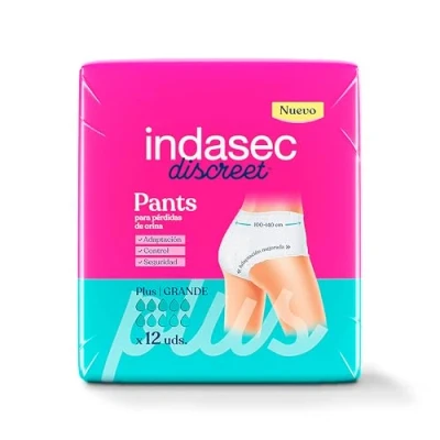 Afbeelding van Incontinentie Luiers Pant Plus Talla Grande Indasec (12 uds)