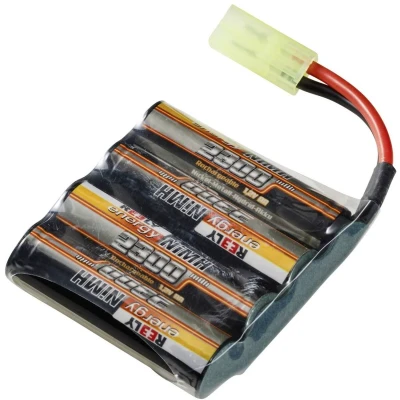 Afbeelding van Reely NiMH accupack 4.8 V 2300 mAh Aantal cellen: 4 AA (penlite) Side by Mini Tamiya