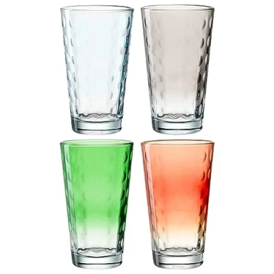 Afbeelding van Geschenkset Longdrinkglas XL 540ml assorti set van 4