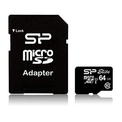 Afbeelding van Silicon Power Micro SDHC incl. SD Adapter 64GB UHS 1 Class 10
