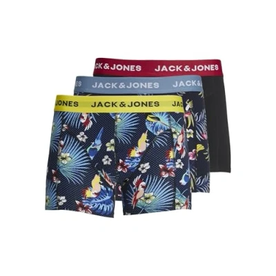 Image de JACK &amp; JONES Boxer Homme, Surf the Web/Détails : noir Noir, S