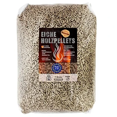 Afbeelding van Flameup Beuken eiken pellets 15 kg 30 naar keuze voor barbecue, rookoven, pizzaoven, grill, pellets, outdoor, houtpellets, rook, tuin, pizza, rookhout, type