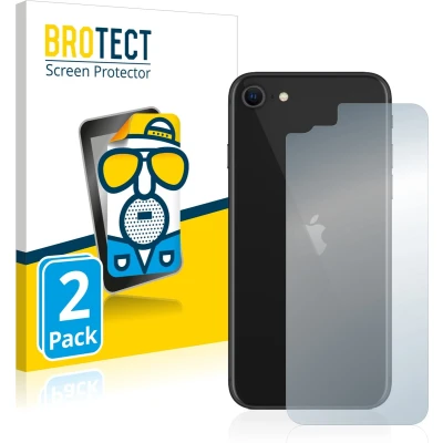 Afbeelding van BROTECT Antireflecterende schermbeschermer mat (2 Stuk, Apple iPhone SE (2e generatie)), Smartphone beschermfolie, Grijs