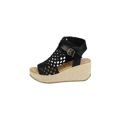 Afbeelding van Blowfish Malibu Sandalen met hoge hak, Dames, Maat: 38, Black draped microfiber dyecut Imitatieleer/ textiel