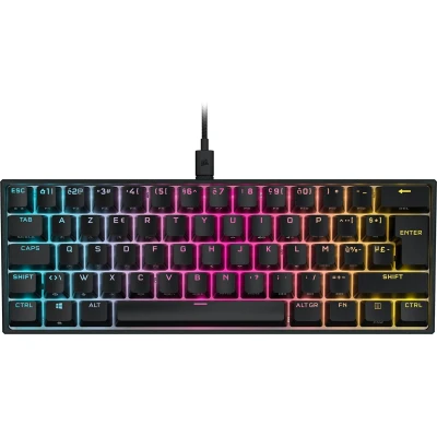 Afbeelding van Corsair K65 RGB Mini Mechanisch Gaming Toetsenbord Cherry MX Red Azerty