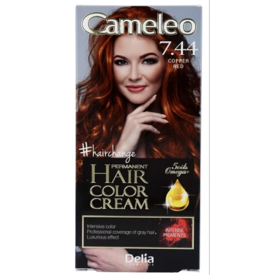 Afbeelding van Cameleo Creme Permanente Kleuring 7.44 Koper Rood