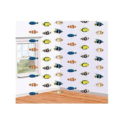 Afbeelding van Hangdecoratie Koraalrif vis 6 stuks