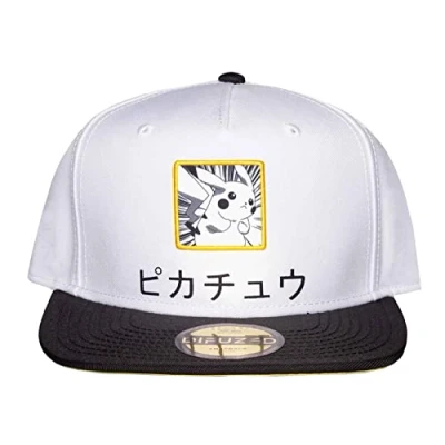Afbeelding van Pokémon Pikachu Snapback Pet Wit/Zwart