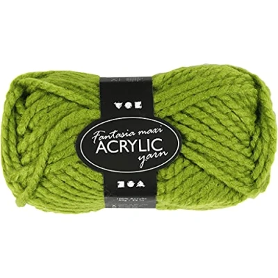 Afbeelding van Groene maxi acryl garen 35 meter