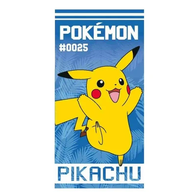 Afbeelding van Pokémon Strandlaken 70x140 cm Blauw