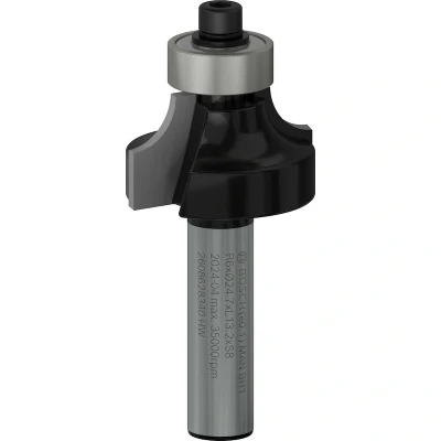 Image de BOSCH 2608628340 fraise à profil arrondi 8 mm, R1 6 L 13,2 G 53 mm
