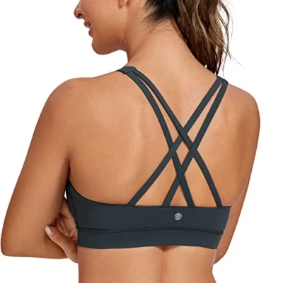 Afbeelding van CRZ YOGA Sportbeha voor dames, yoga, fitness, afneembaar, zonder beugel, Melaniet
