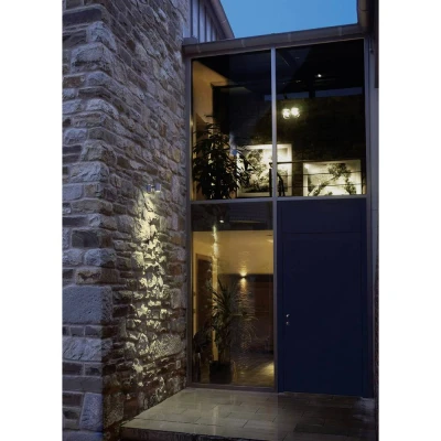 Afbeelding van SLV New Myra Wall 233104 Buitenlamp (wand) Halogeen GU10 50 W Zilver grijs