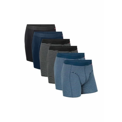 Afbeelding van Danish Endurance 6PACK Onderbroeken, Heren, Maat: 3XL, black stripe navy