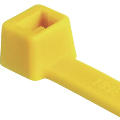 Afbeelding van HellermannTyton 116 08014 T80R N66 YE C1 Kabelbinder 210 mm 4.60 Geel 100 stuk(s)