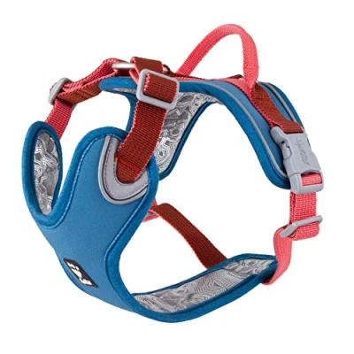 Afbeelding van Hurtta Weekend Warrior Harness Warmer Hondenharnas Eco Bilberry Mix Borstomvang: 80 100 cm