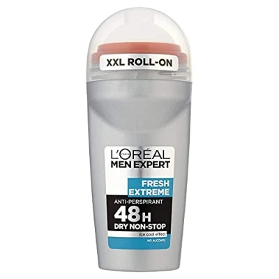 Afbeelding van L&#039;Oréal Paris Men Expert Fresh Extreme Anti transpirant 48h Dry Non Stop Roll on 50 ml