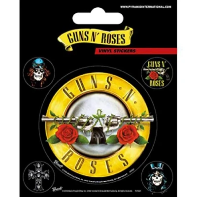 Image de Guns N&#039; Roses Set d&#039;utocollant N 10 x 12,5 cm