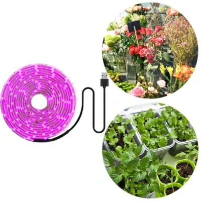 Afbeelding van Fiorky Groeilichtstrip voor kamerplanten waterdicht volledig spectrum USB indoor groenten kweeklamp led planten, bloemen, kassen, vetplanten