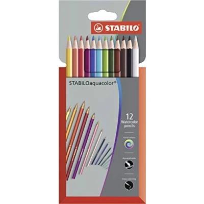 Afbeelding van Stabilo Aquacolor Aquarelstiften, 12 stuks