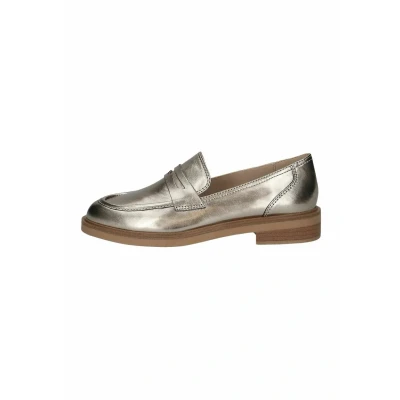 Afbeelding van Caprice Instappers, Dames, Maat: 42, Taupe metallic Leer