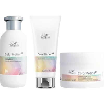 Afbeelding van Gekleurd haar pakket Wella Colormotion+ bundel/set/pakket Haibu by Kapperskorting.com