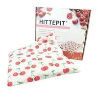 Afbeelding van Hittepit Vierkant Rode Kersen Kersenpitkussen Pittenzak Magnetron 27cm x