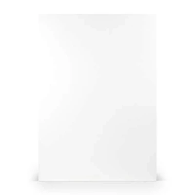 Afbeelding van PAPERADO 50 x knutselkarton DIN A4, wit geribbeld, 220 g/m², dik knutselpapier, 29,7 21 cm, perfect