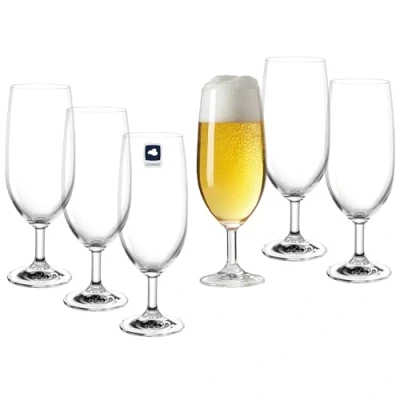 Afbeelding van Leonardo Daily Bierglas 36 Cl Set Van 6 Transparant