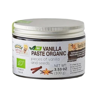 Image de Royal Brand Pâte de gousse vanille 100g (3.53oz) BIO morceaux et graines