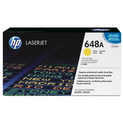 Image de HP 648A toner LaserJet jaune authentique