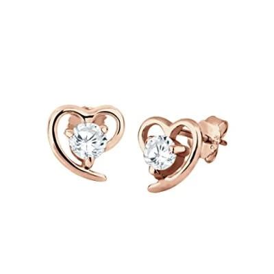 Afbeelding van Elli HERZ Oorbellen Rose goldcoloured, Dames, Maat: One Size, gold coloured