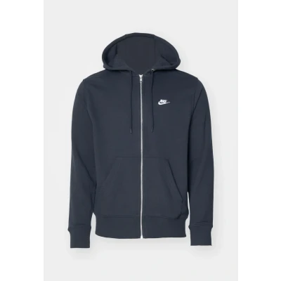 Afbeelding van Nike Sportswear CLUB Hoodie Sweater met rits, Heren, Maat: XS, Black/white