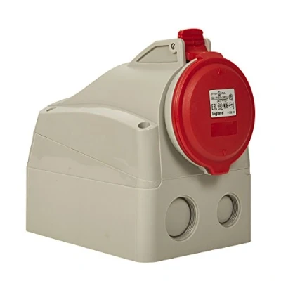 Afbeelding van Legrand 555259 vast stopcontact P17 IP44 32A, 380V tot 415V , 3P+N+T