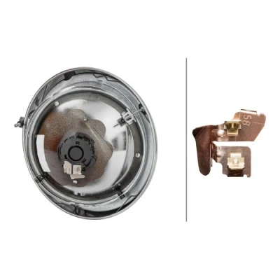 Afbeelding van Hella Koplamp Inbouw 12V R2 Met Standlicht/chromé rand Rechts 1A8 001 149 341