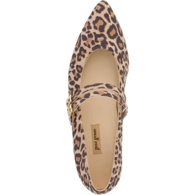 Afbeelding van Paul Green Ballerina&#039;s met enkelbandjes, Dames, Maat: 35.5, Desert Veloursleer