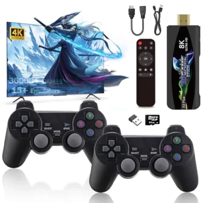 Afbeelding van 2025 LAISHUNN Nieuwe Game stick 4K 30.000 games, geïntegreerde retro gameconsole, meer dan plug &amp; play video tv gaming voor iedereen