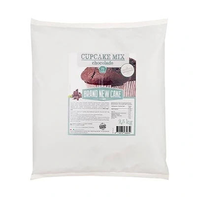 Afbeelding van BrandNewCake Cupcake mix Chocolade 2,5kg. Glutenvrij