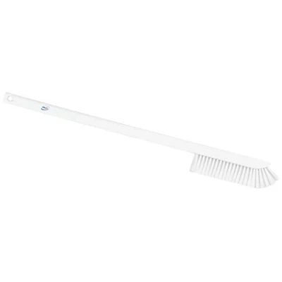 Afbeelding van Vikan Precision Brushes Hygiene Brush Long Handle White Medium Fibers 600mm