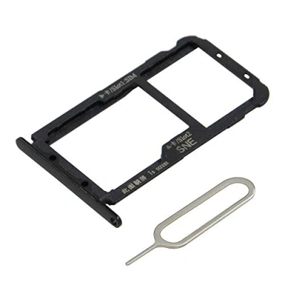 Afbeelding van MMOBIEL Sim Tray Kaart Houder Nano Slot voor Huawei Mate 20 Lite (Zwart)