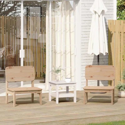 Afbeelding van vidaXL Tuinstoelen 2 st 60x52,5x72 cm massief grenenhout