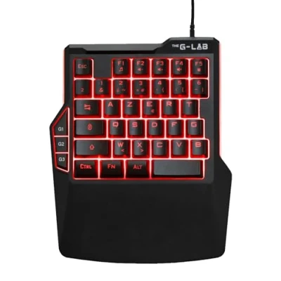 Image de Clavier Gamer The G Lab Keyz Thorium Mini Filaire Noir
