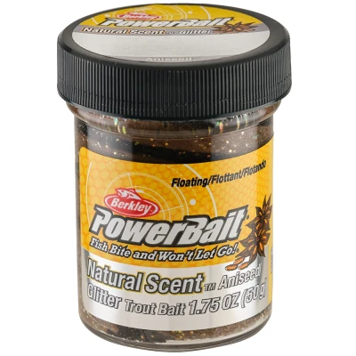 Afbeelding van Berkley Powerbait Trout Bait Anijs Scent Glitter Smaak : White