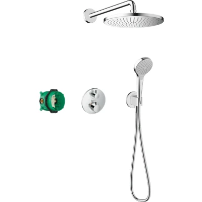 Afbeelding van Hansgrohe Croma 280 1jet inbouw doucheset met Ecostat S