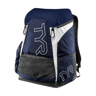 Afbeelding van TYR Alliance 45L Backpack Unisex Rugzak, Maat: One Size, White/navy