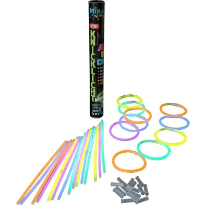 Afbeelding van Glow in the dark sticks 25x van 20 cm multi kleuren breaklights