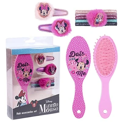 Afbeelding van Haaraccessoires Minnie Mouse Roze (8 pcs)