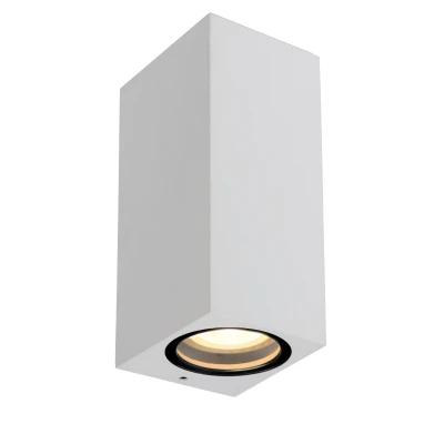 Afbeelding van Lucide ZARO Wandspot / Wandlamp Binnen/Buiten 2xGU10 IP44 Wit