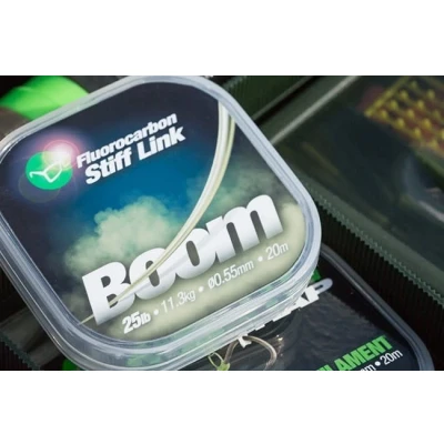 Image de Korda Boom Fluocarbon Stiff Link (15m) Maat : 15lb 0.45mm 6.8 kilo